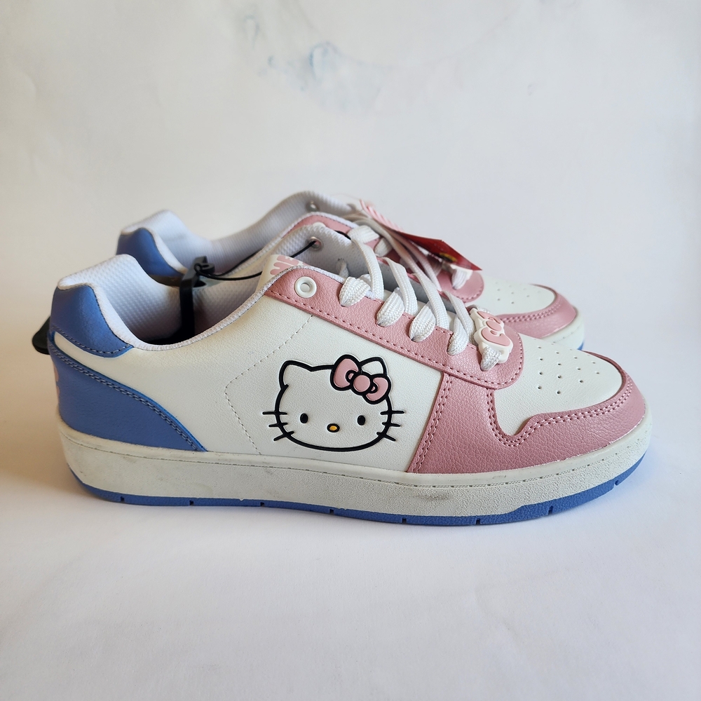 Hello Kitty Kids Sneakers - Pink, Blue, and White